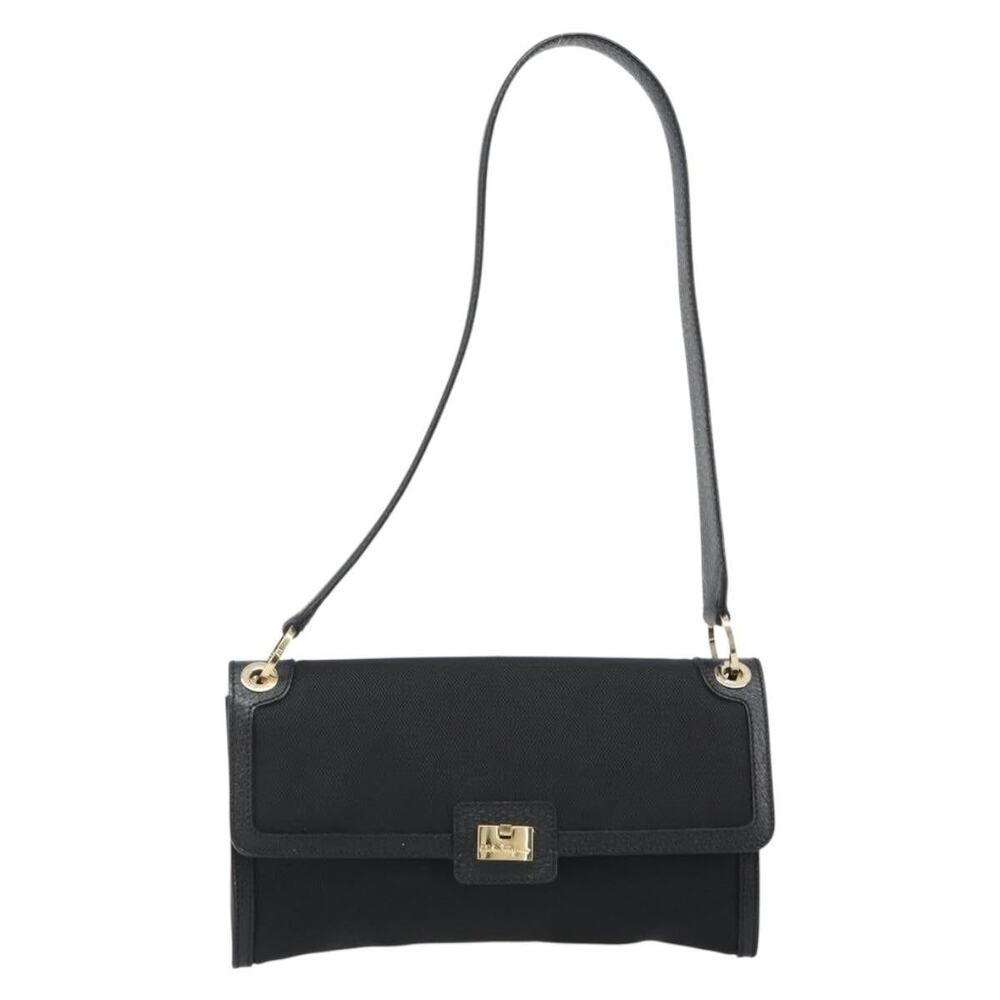 Salvatore Ferragamo Vara Shoulder Bag Black